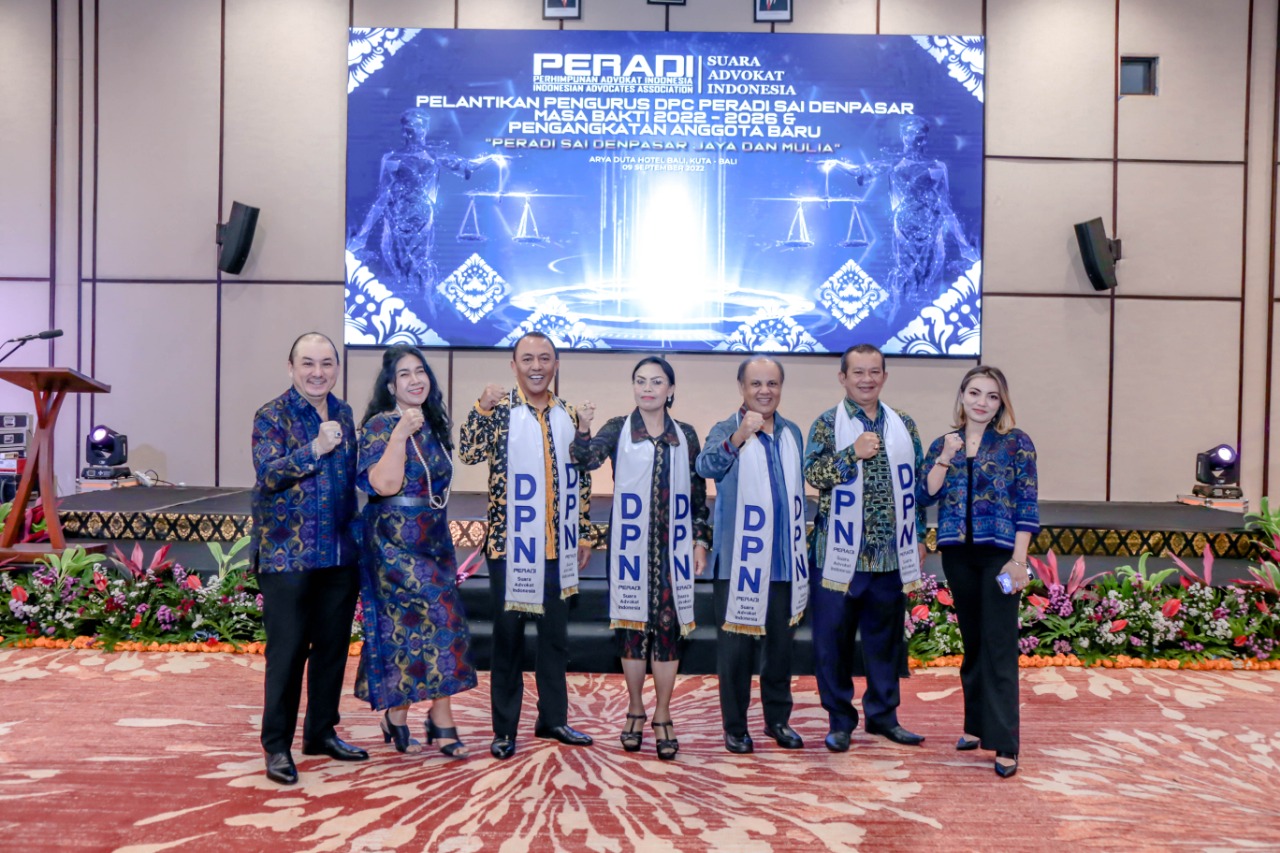 Pelantikan Pengurus DPC PERADI SAI Bali, Masa Bakti 2022-2026 - (09 September 2022)