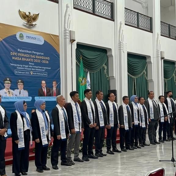 Pelantikan Kepengurusan DPC Peradi-SAI Bandung Masa Bakti (2022 - 2026) telah dilaksanakan tanggal 10 Februari 2023 di Gedung Sate, Bandung. Terpilih Golden Siburian, S.H., M.H. sebagai Ketua DPC yang baru