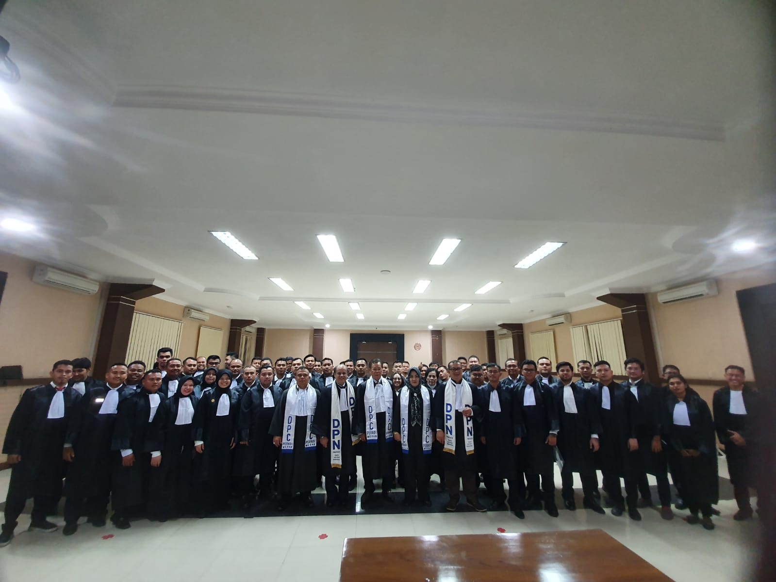 DPC PERADI Medan telah melaksanakan Pengangkatan & Penyumpahan di Wilayah Hukum Pengadilan Tinggi Medan, pada tanggal 22 Juni 2023, dengan jumlah peserta yang ikut serta sebanyak 60 orang