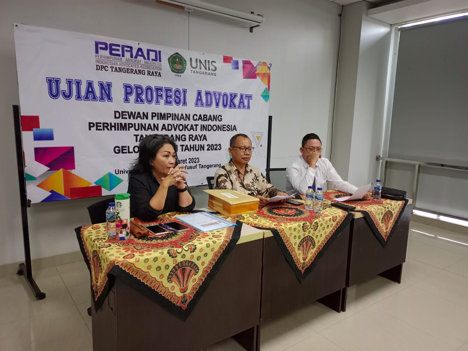 Ujian Profesi Advokat (UPA) DPC Tangerang, di Univ. Islam Syekh - Yusuf, Tangerang - 18 Maret 2023