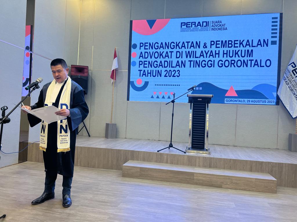 Pengangkatan & Pembekalan di Wilayah Hukum Pengadilan Tinggi Gorontalo Tahun 2023, yang dilaksanakan pada Selasa, 29 Agustus 2023