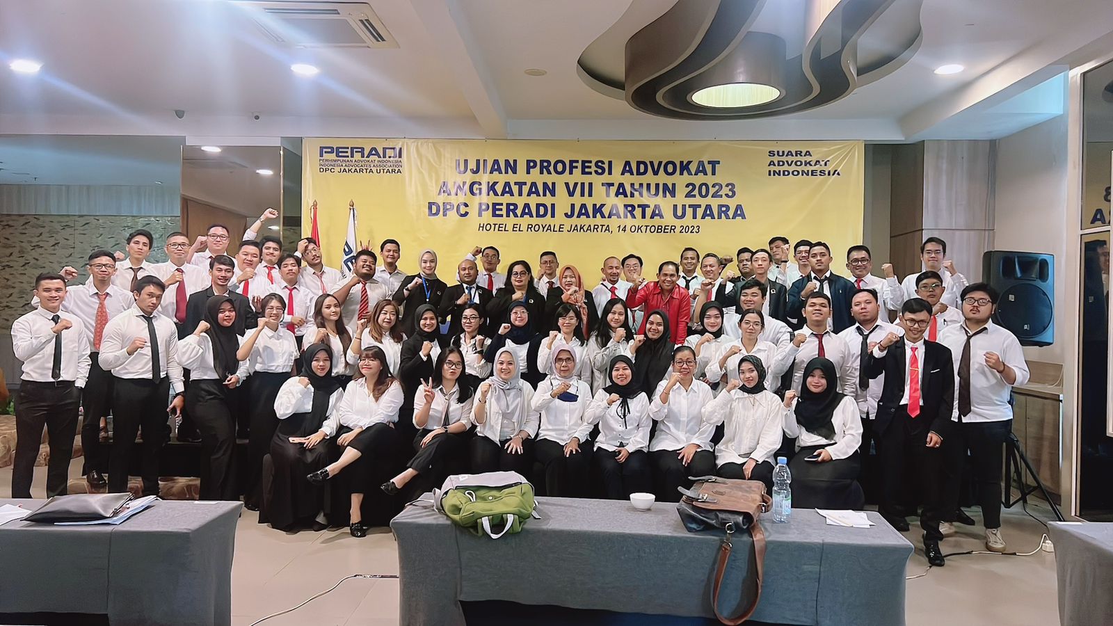 Pada tanggal 14 Oktober 2023, DPC PERADI SAI Jakarta Utara mengadakan Ujian Profesi Advokat (UPA) yang Pelaksanaannya berlokasi di  El Hotel Royale Kelapa Gading, dengan jumlah Peserta yang hadir 53 orang.