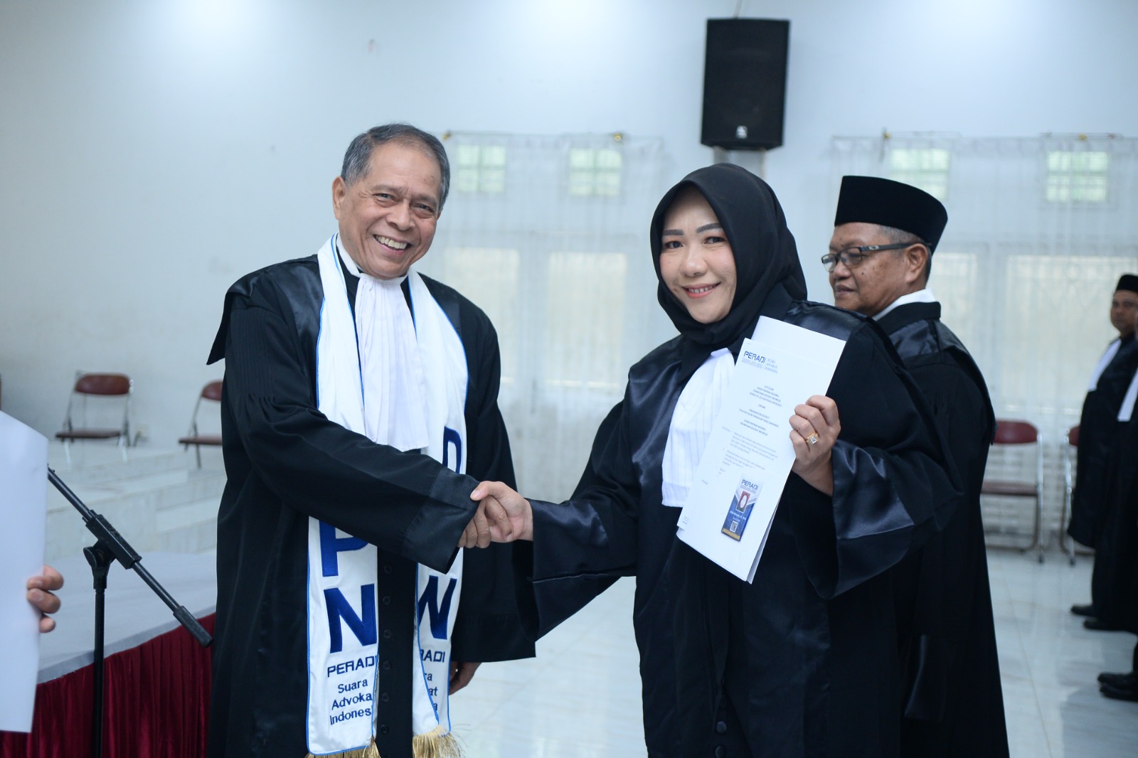 DPC PERADI SAI Samarinda telah melaksanakan Pengambilan Sumpah Advokat Se-Wilayah Hukum Pengadilan Tinggi Kalimantan Timur, pada tanggal 14 November 2023, dengan jumlah peserta sebanyak 53 orang.