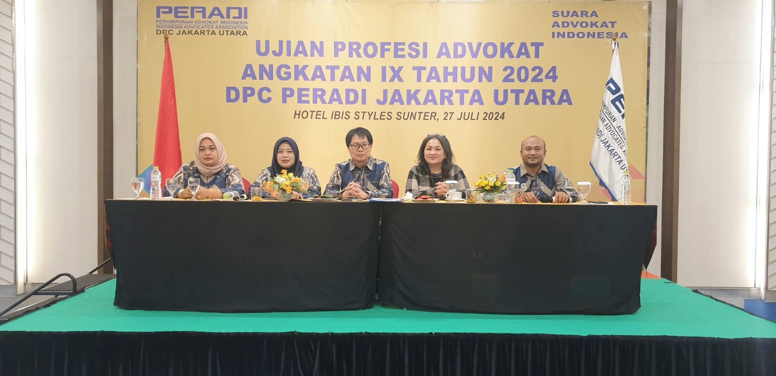 Telah dilaksanakan Ujian Profesi Advokat (UPA) DPC PERADI SAI Jakarta Utara Angkatan IX Tahun 2024 pada Sabtu, 27 Juli 2024 di Hotel Ibis Styles sunter